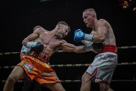 Josh Padley (left) is the new Central Area lightweight champion. Photo: Connor McMain - @mcmain_photos.