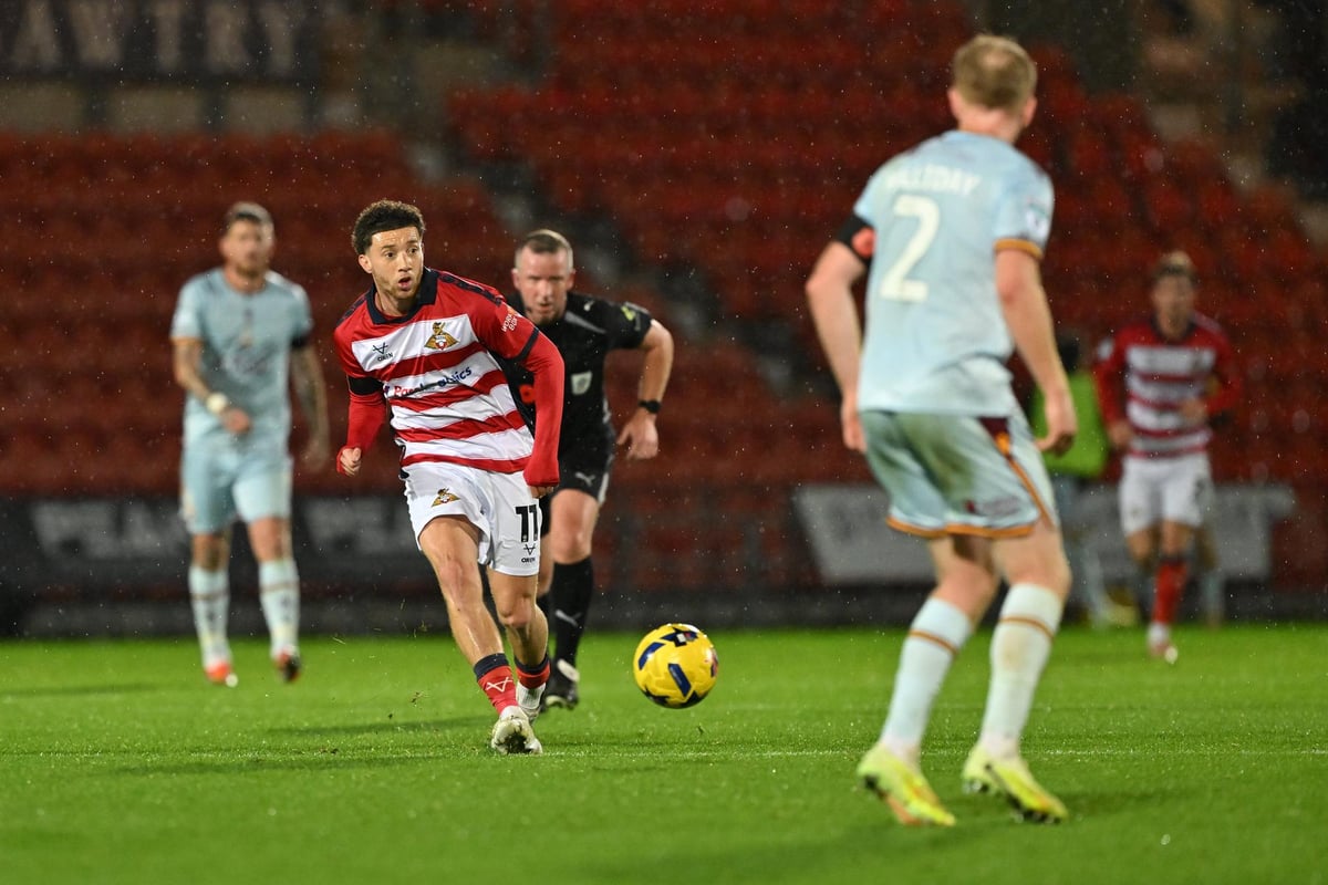Doncaster Rovers winger Jordan Gibson delights in career first against old side Bradford City