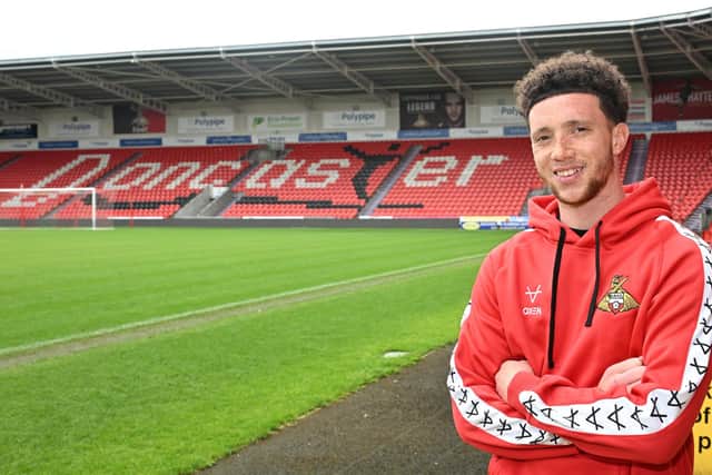 Jordan Gibson has signed for Rovers after his contract at Carlisle expired. Picture Howard Roe/AHPIX LTD.