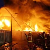 Firefighters in action (Photo: Tim Ansell/ SYFRS)