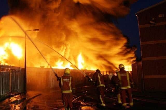 Firefighters in action (Photo: Tim Ansell/ SYFRS)