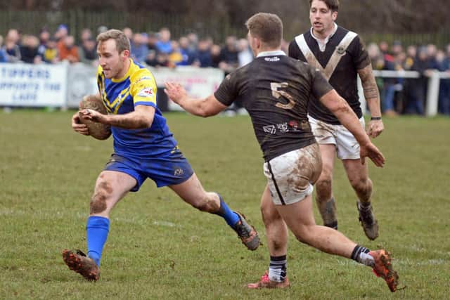 Action from Bentley's Challenge Cup defeat to Stanningley. Photo: Marie Caley