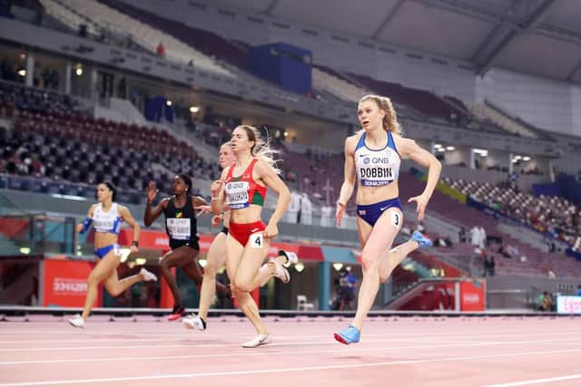 Beth Dobbin in action at the 2019 World Championships in Doha. Photo: Christian Petersen/Getty Images