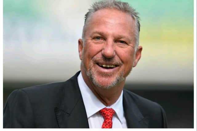 Sir Ian Botham dropped into Doncaster for some shopping and a bite to eat.
