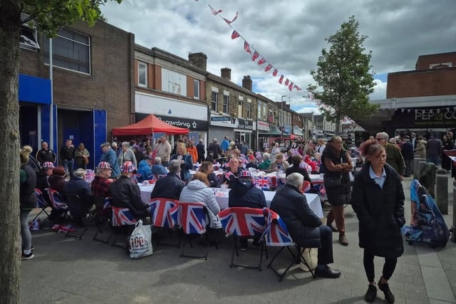 Mexborough hosted a street party at the weekend.