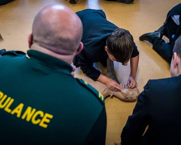 Yorkshire Ambulance have taught CPR in four Doncaster schools.