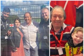 Staff at Goals rushed to help Mr Finch along with his daughter Lois after he collapsed at his grandson Zac's birthday party.
