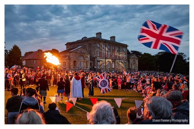 The Queen's Platinum Jubilee celebrations in  full swing at Cusworth Hall. (Photo: Shaun Flannery).