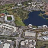 A 65-year-old man was arrested in Doncaster after officers were called to the Lakeside area to reports an individual had been seen with a firearm.