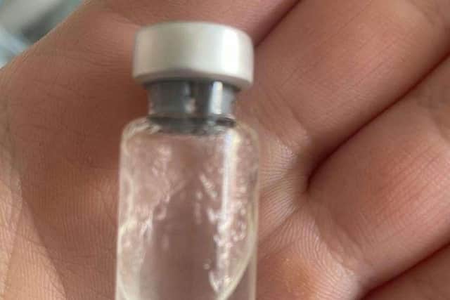 The woman says she was poisoned after buying the weight loss drug online.