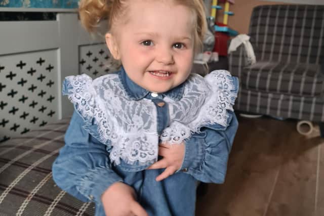 Ellie May has suffered from tuberous sclerosis with tumours in her heart and brain since birth, and later from West Syndrome and severe epilepsy.