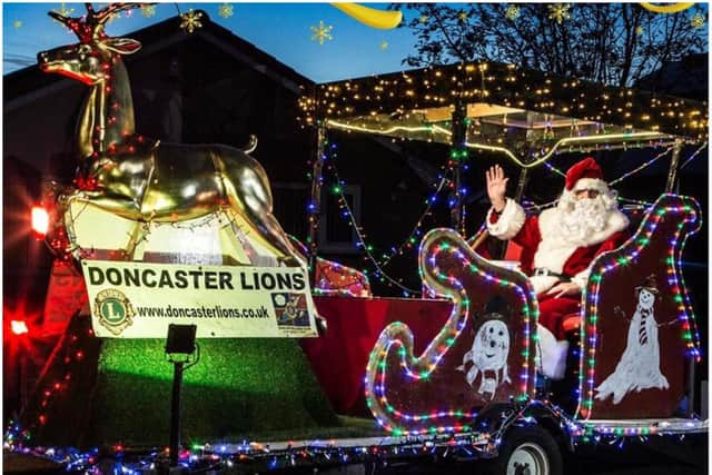 All the dates for Santas' sleigh tour of Doncaster are now in.