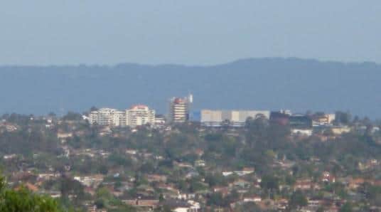 The view from Doncaster Hill, Victoria, Australia.