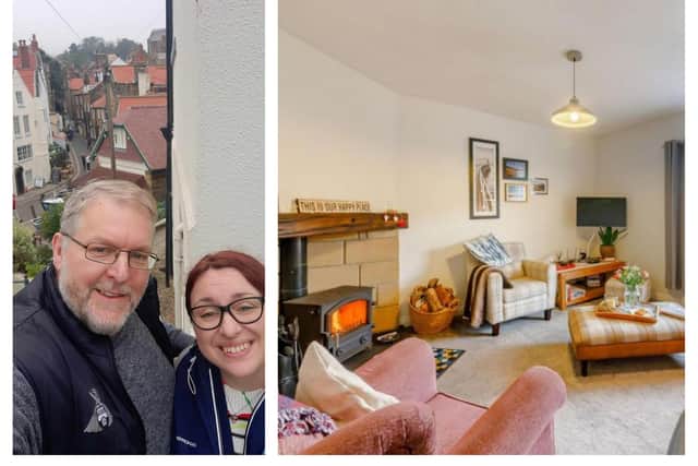 Free Press reporter Darren Burke and partner Giulia Savini enjoyed a break at Halfpenny House.
