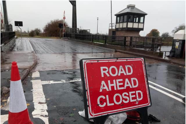 Drivers in Doncaster have been ignoring road closures to drive along flooded roads.