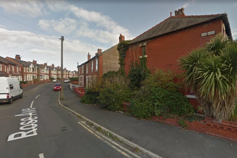 Homes on roads with Rose in the name, such as Rose Avenue, Blackpool, sold for an average of £230,000, 12 per cent below the national average.