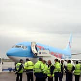 Preparations begin for the first flight out of the then Robin Hood airport.