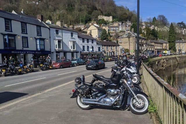 Matlock Bath was busy at the weekend as the public ignored social distancing advice. Copyright: JPIMedia