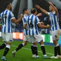 Ex-Huddersfield Town' defender and new Doncaster Rovers signing Matty Pearson, far right. Picture: Jonathan Gawthorpe.