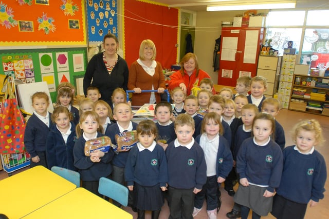 Warburtons was a big hit with the school 13 years ago when it donated an art shelf to West Boldon Primary School. Remember this?