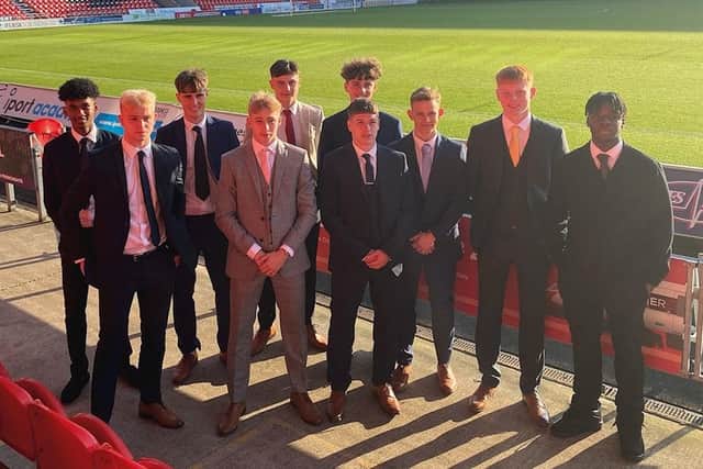 Doncaster Rovers' latest scholars. Photo: Doncaster Rovers