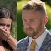 Tayah was left in tears after Adam announced 'something is missing' at their vows renewal. (Photos: E4).