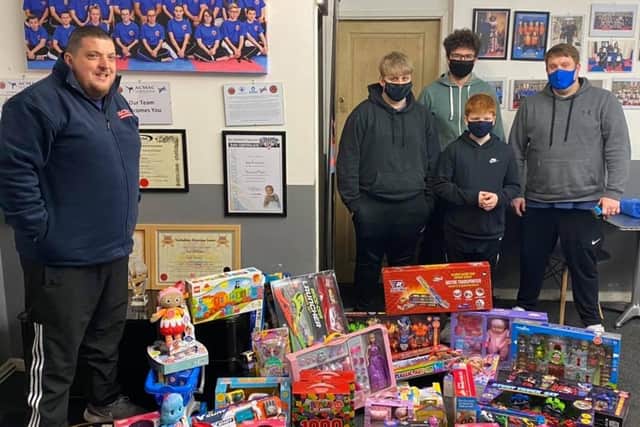 Andy Crittenden organised the appeal and hopes to donate even more toys next year.