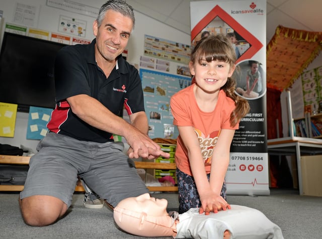 Sam Clark, of I Can Save A Life, pictured with his daughter Molly