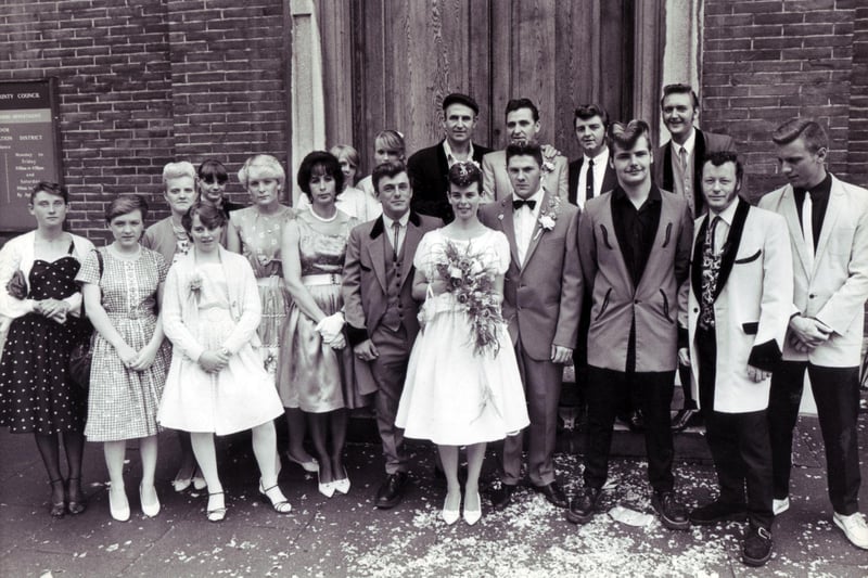 Married at Chesterfield Register office in Teddy Boy era outfits were Jacqueline Buels of Station Road, Eckington, and Kevin Lilley of Station Road, Eckington
18th July 1983
