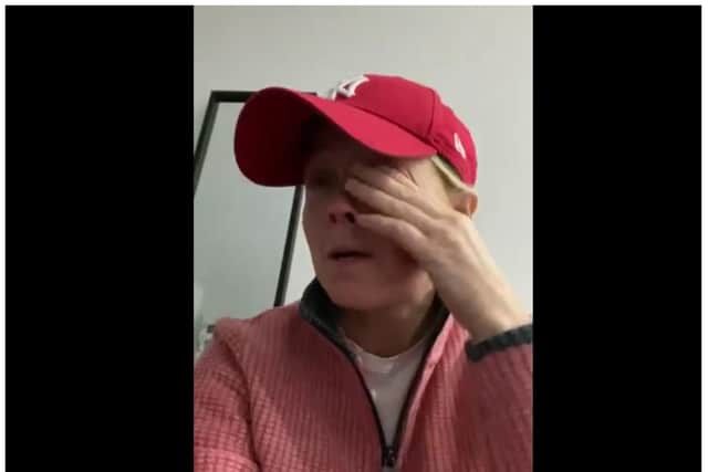 Vicky Hogg broke down in tears after revealing her plans had been wrecked by an injury setback.