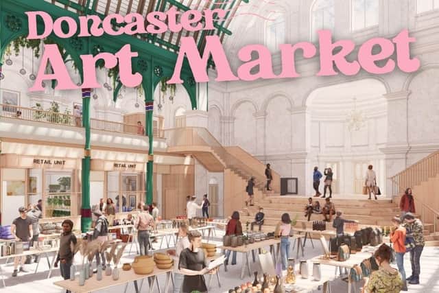 Doncaster launching new art market at the iconic Corn Exchange.