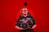 Beau Greaves poses after finishing runner up in the World Youth Championship Final at Butlins, Minehead. (Photo by Harry Trump/Getty Images)