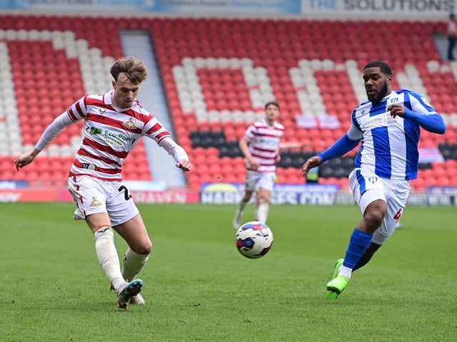 Fired wide with Doncaster's best chance of the first half. Wasteful in good areas.