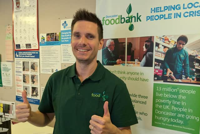 The Rev Toby Butler of Doncaster Foodbank.