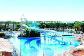 The main pool with slides at the TUI BLUE Tropical