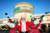 Santa and his helpers at Lakeside Village