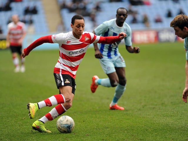 12/13 appearances: 38.
The winger remained with Rovers for two more years - making more than 130 appearances in total - before being released. He then joined Portsmouth, making more than 100 appearances, before a 2018 switch to Bristol Rovers, where he remains today.