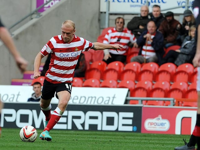 12/13 appearances: 49.
Having contributed to more goals than anyone else in English football that season, he remained with Rovers through the Championship, making another 43 appearances. He activated a relegation release clause in the summer of 2014 and joined Birmingham to be closer to family in south Wales. After a loan spell at Bristol City, he had time in the Indian Super League before retirement. He is now a mental health consultant for football