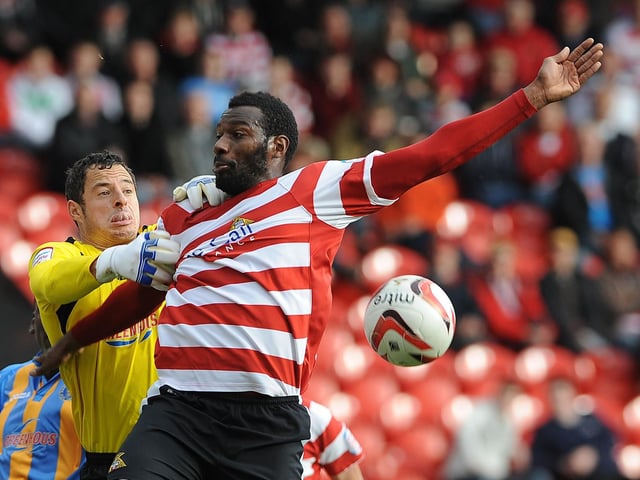 12/13 appearances: 12. 
The centre half's five year spell at Rovers petered out in the 12/13 season with only sporadic appearances. He was released in February 2013. He moved to Thailand a year later with Osotspa Saraburi before finishing his career in the Netherlands with SteDoCo for three years.