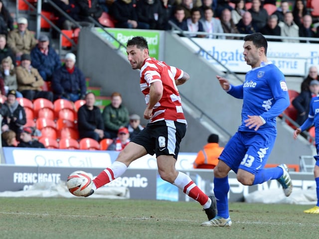 12/13 appearances: 40. 
Though he was the top scorer in the 12/13 campaign, the striker struggled for opportunities under Paul Dickov in the Championship. He joined Sheffield United on loan for the second half of the 13/14 campaign. He joined Carlisle United upon his release then moved to Hartlepool United, remaining for two seasons until their relegation into the National League. He retired from playing in late 2017 and now coaches in a Premier League academy.