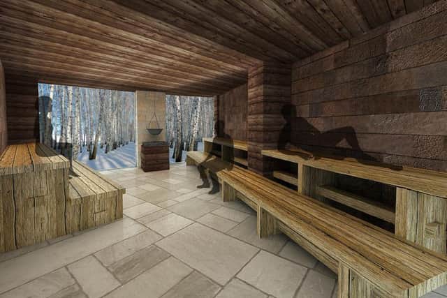 The new Nordic sauna at Center Parcs.