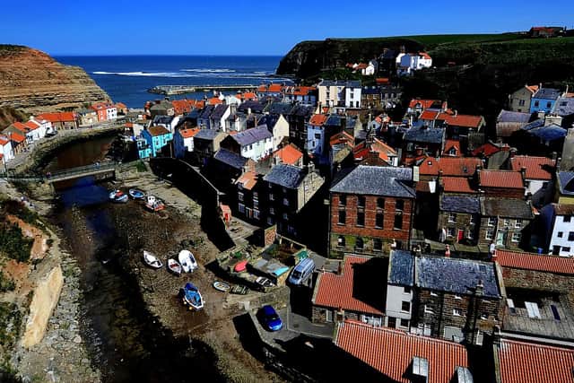 Beautiful Staithes - a fishing village on the edge of the North York Moors.