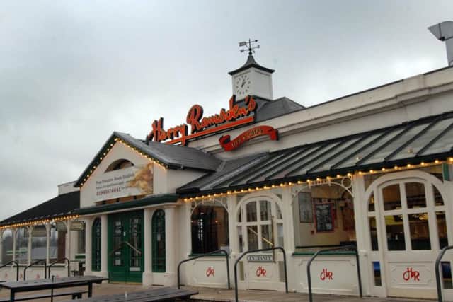 The Harry Ramsden restaurant in Guiseley before its closure.