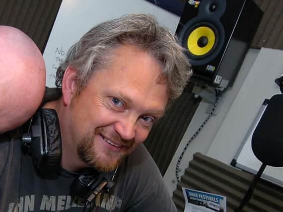 Record store owner Simon Saynor.