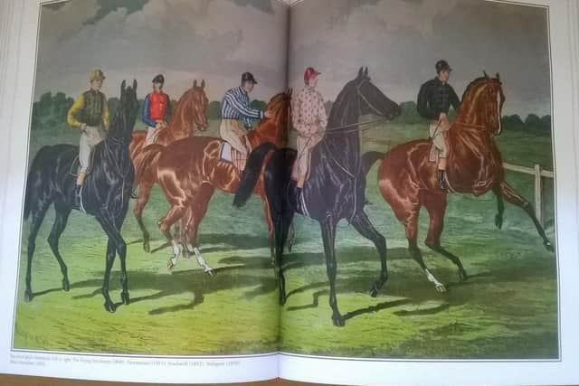 Mr Barber's book is packed with illustrations detailing the history of the St Leger.