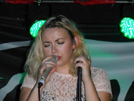 Charlotte Church performing at The Leopard in 2012.