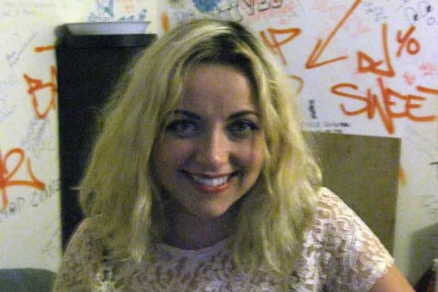 Charlotte Church backstage at the Leopard