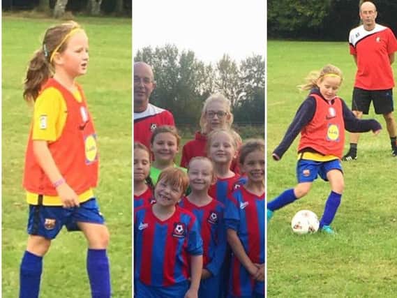 Alys Spencer has been picked to be a player escort for the England football team.