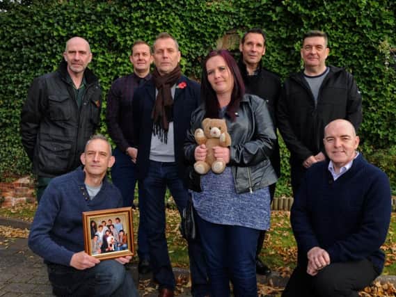 Stacey is reuinted with the seven men who saved her life.