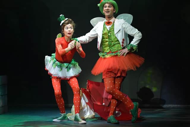 Becky Barry as Fairy Fingers and Niall Kerrigan as Fairy Nuff.